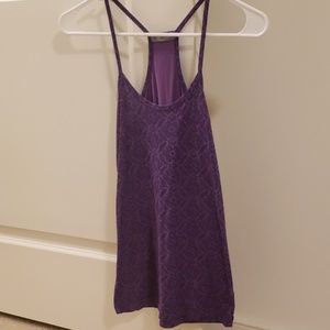 dELiA*s Purple Patterned Tank Top